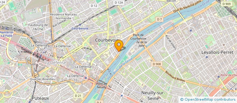 localisation de l'entreprise MOTIVACTION à COURBEVOIE