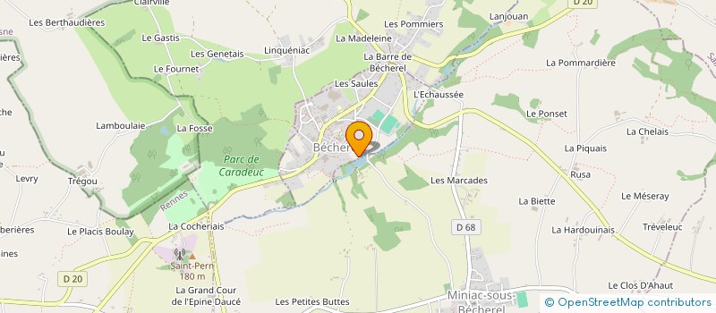 localisation de l'entreprise MOTIVACTIONS  BECHEREL