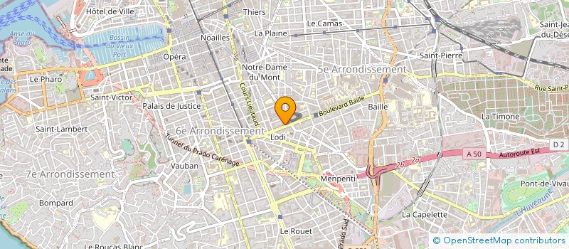 localisation de l'entreprise MOTIVATION COIFFURE à MARSEILLE