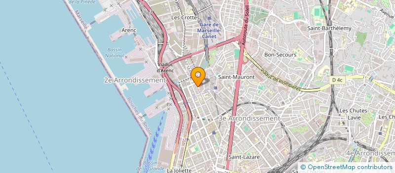 localisation de l'entreprise MOTO 13 à MARSEILLE