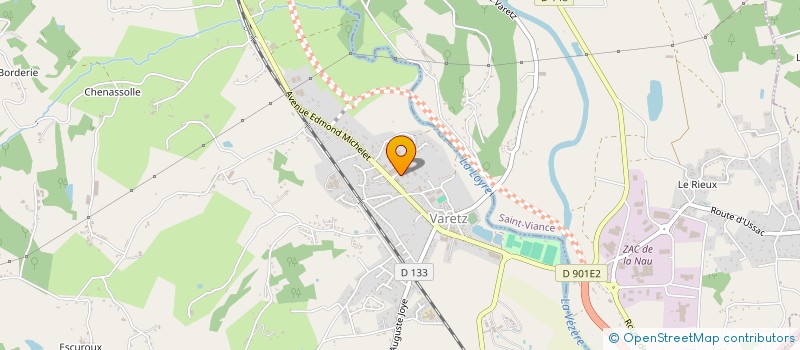 localisation de l'entreprise MOTO 19 LE PADDOCK  VARETZ