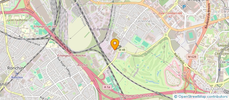 localisation de l'entreprise MOTO 3000 à RONCHIN