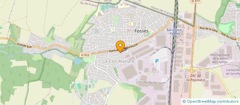 localisation de l'entreprise MOTO ANGEL à MARLY-LA-VILLE