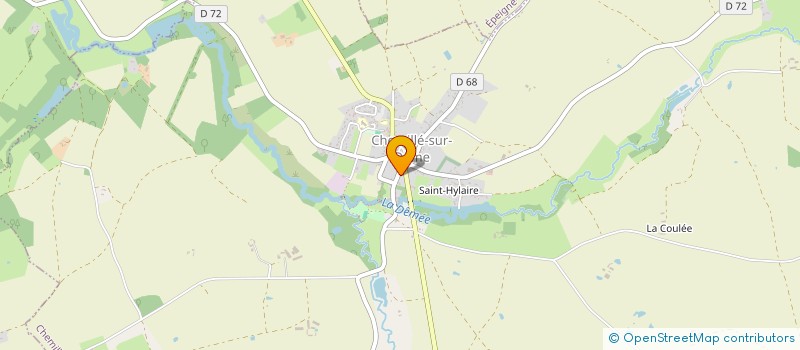 localisation de l'entreprise MOTO APERO DOUCHE DODO 37  CHEMILLE-SUR-DEME