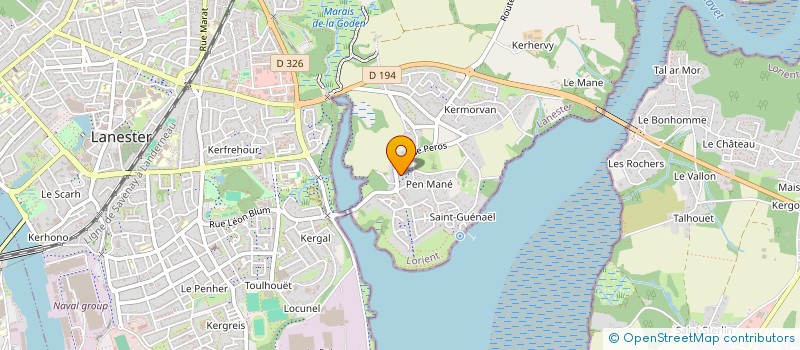 localisation de l'entreprise MOTO ASSISTANCE ET SECURITE DU MORBIHAN  LANESTER