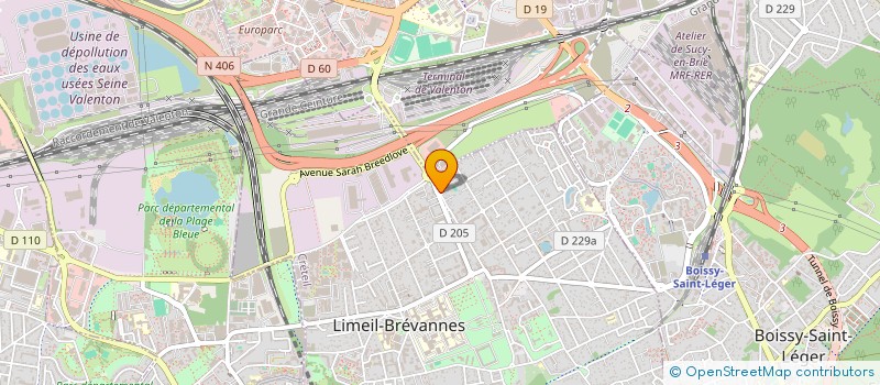 localisation de l'entreprise MOTO BARGEO à LIMEIL-BREVANNES