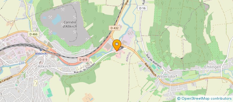 localisation de l'entreprise MOTO CASSE DU MOULIN à ALTKIRCH