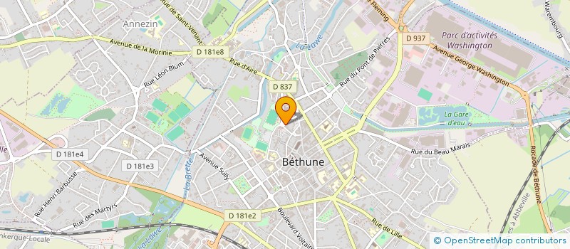 localisation de l'entreprise MOTO CHANGE 2 à BETHUNE