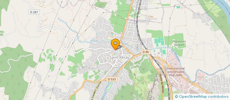 localisation de l'entreprise MOTO CHANGE SARL à SAINT-PERAY