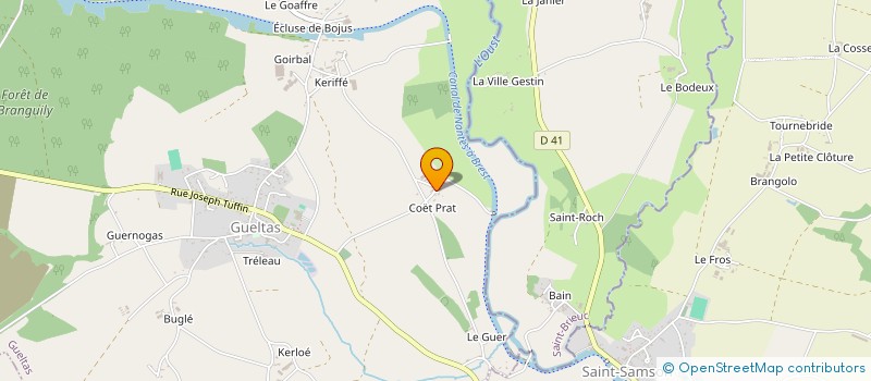 localisation de l'entreprise MOTO CLUB AR DIGAMBLI 56  GUELTAS