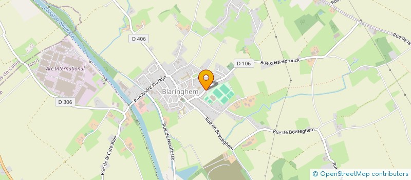 localisation de l'entreprise MOTO CLUB BLARINGHEM  MAURES BITUME   BLARINGHEM