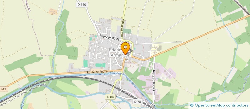 localisation de l'entreprise MOTO CLUB BRIENON à BRIENON-SUR-ARMANCON