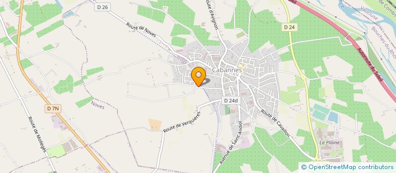 localisation de l'entreprise MOTO CLUB CABANNAIS  CABANNES