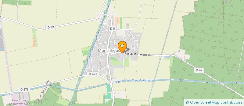 localisation de l'entreprise MOTO CLUB CUSTOM - MULHOUSE  MUNCHHOUSE