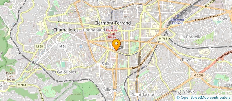 localisation de l'entreprise MOTO CLUB D AUVERGNE à CLERMONT-FERRAND