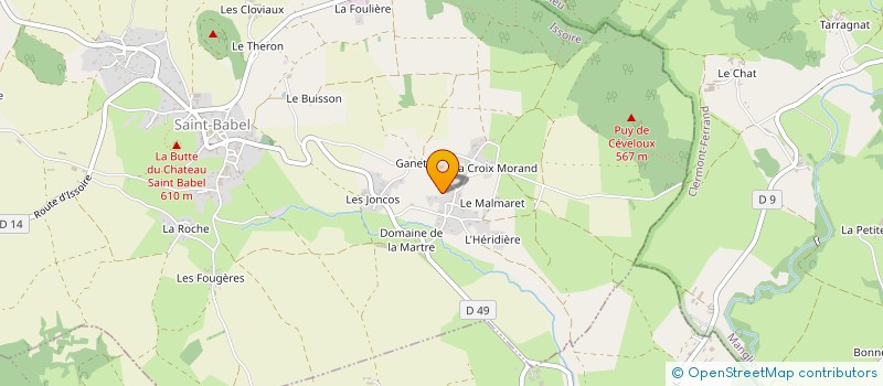 localisation de l'entreprise MOTO CLUB D AUVERGNE SECTION  ORBEIL