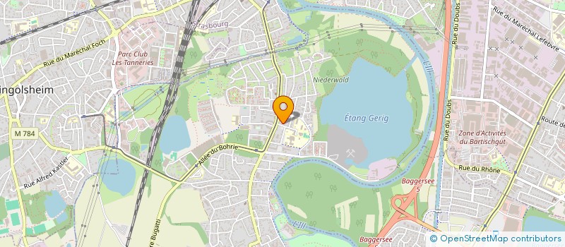 localisation de l'entreprise MOTO CLUB D'OSTWALD  OSTWALD