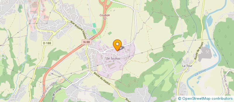localisation de l'entreprise MOTO CLUB DE BARGES à LE PUY EN VELAY