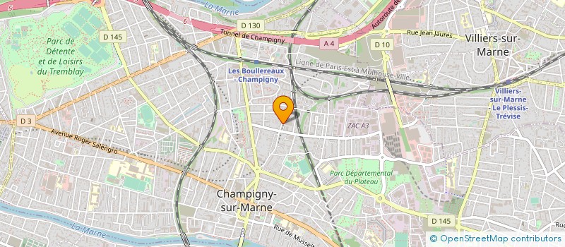 localisation de l'entreprise MOTO CLUB DE CHAMPIGNY à CHAMPIGNY-SUR-MARNE