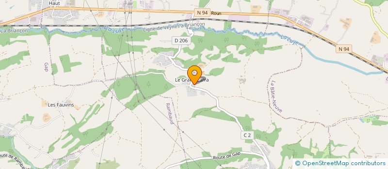 localisation de l'entreprise MOTO CLUB DE COMBE VINOUSE  LA BATIE-VIEILLE