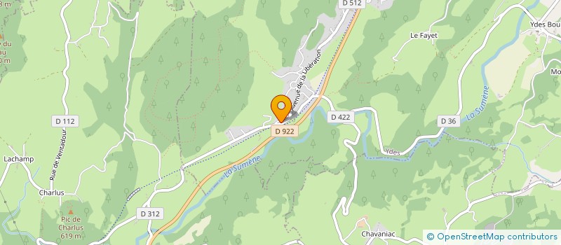 localisation de l'entreprise MOTO CLUB DE LARGNAC LES PILLAROTS  YDES