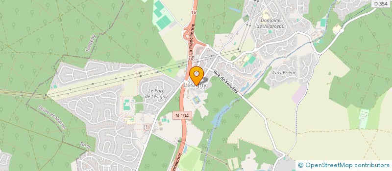 localisation de l'entreprise MOTO CLUB DE LESIGNY à LESIGNY