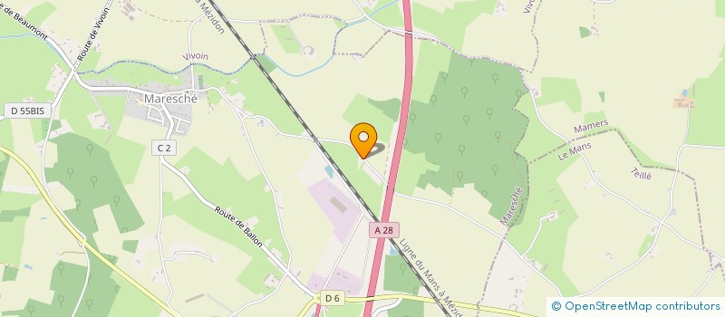 localisation de l'entreprise MOTO CLUB DE MARESCHE 72  MARESCHE