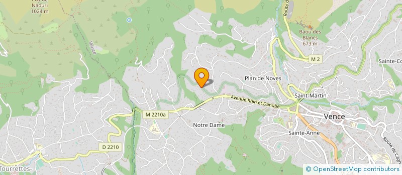 localisation de l'entreprise MOTO CLUB DE NICE DE LA COTE D'AZUR à VENCE
