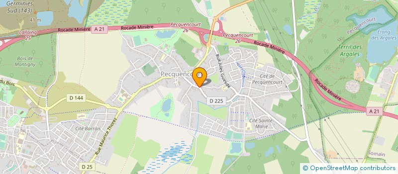localisation de l'entreprise MOTO CLUB DE PEQUENCOURT à PECQUENCOURT