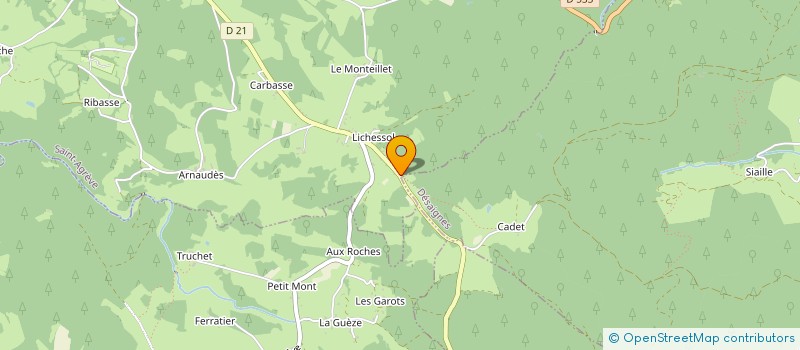 localisation de l'entreprise MOTO CLUB DE ROCHEPAULE  SAINT-AGREVE