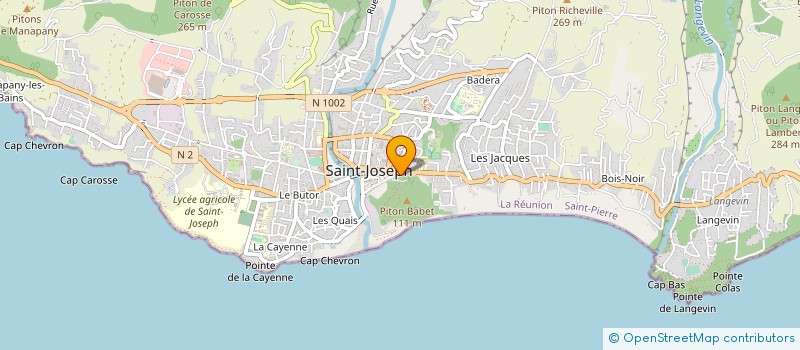 localisation de l'entreprise MOTO CLUB DE SAINT JOSEPH à SAINT-JOSEPH