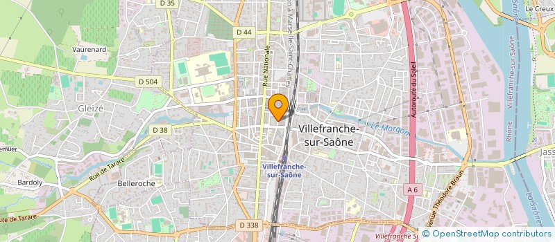 localisation de l'entreprise MOTO CLUB DE VILLEFRANCHE à VILLEFRANCHE-SUR-SAONE