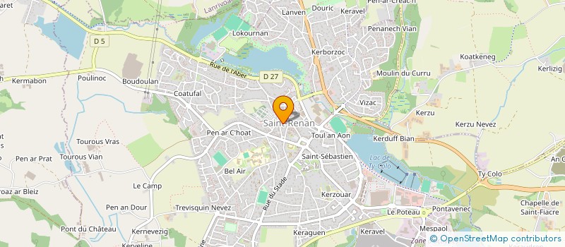 localisation de l'entreprise MOTO CLUB DES ABERS à SAINT-RENAN