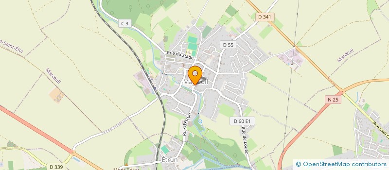 localisation de l'entreprise MOTO CLUB DES EPERVIERS DE L'ARTOIS ( M.C.E.A.)  MARUIL