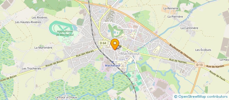 localisation de l'entreprise MOTO CLUB DES RATS DO'RETZ  MACHECOUL-SAINT-MEME