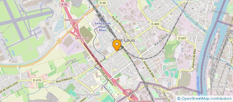 localisation de l'entreprise MOTO CLUB DES TROIS LYS A SAINT LOUIS à SAINT-LOUIS