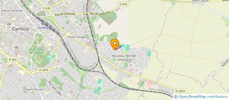 localisation de l'entreprise MOTO-CLUB DU CAMBRESIS  CAMBRAI