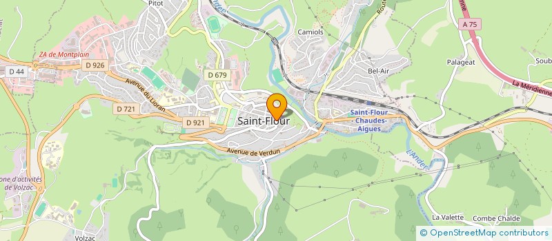 localisation de l'entreprise MOTO-CLUB DU HAUT CANTAL à SAINT-FLOUR