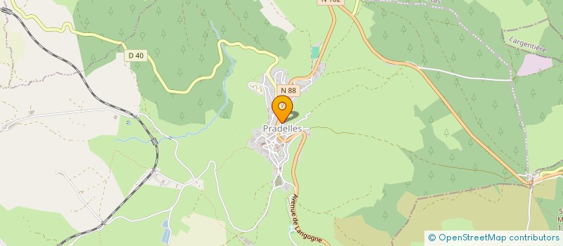 localisation de l'entreprise MOTO-CLUB DU HAUT-PLATEAU 43  PRADELLES