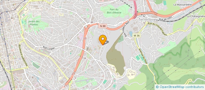 localisation de l'entreprise MOTO CLUB ENISE  SAINT-ETIENNE