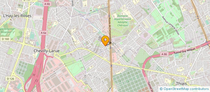 localisation de l'entreprise MOTO-CLUB ESPRIT-RACING  CHEVILLY LARUE