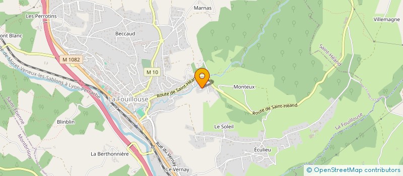 localisation de l'entreprise MOTO-CLUB FEUILLANTIN  LA FOUILLOUSE