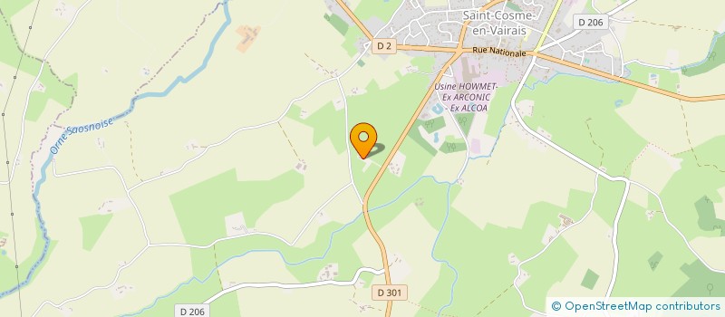 localisation de l'entreprise MOTO CLUB FULL GAS  SAINT-COSME-EN-VAIRAIS