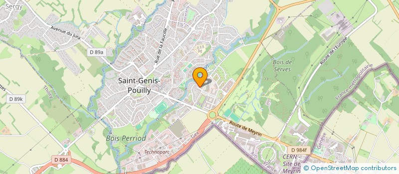 localisation de l'entreprise MOTO CLUB GESSIEN LES DAHUS  SAINT-GENIS-POUILLY