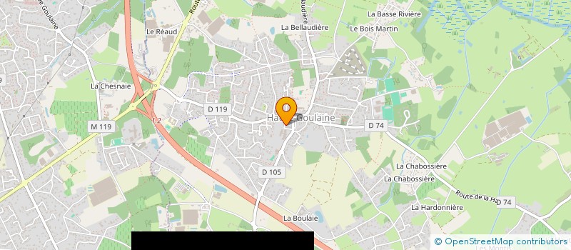 localisation de l'entreprise MOTO CLUB GOULAINAIS  HAUTE-GOULAINE