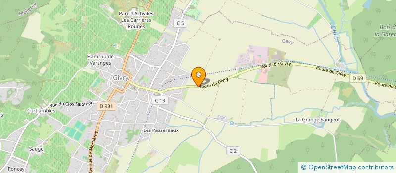 localisation de l'entreprise MOTO CLUB HENRY IV à GIVRY