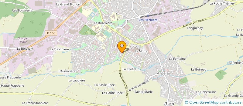 localisation de l'entreprise MOTO CLUB HERBRETAIS HOLESHOT  HERBIERS (LES)