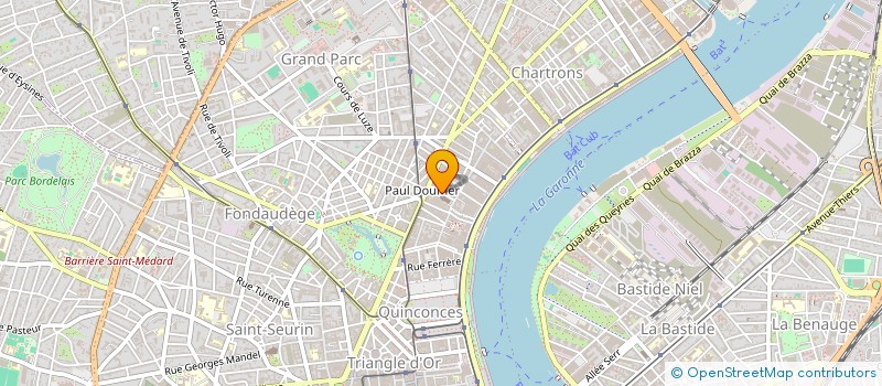 localisation de l'entreprise MOTO CLUB HEXAGON 33 à BORDEAUX