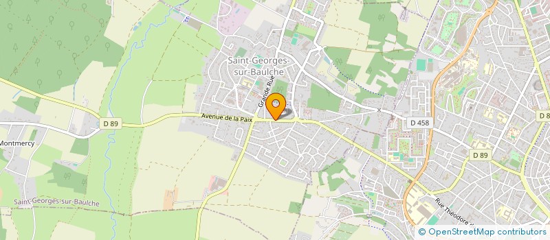 localisation de l'entreprise MOTO CLUB ICAUNAIS  SAINT-GEORGES-SUR-BAULCHE