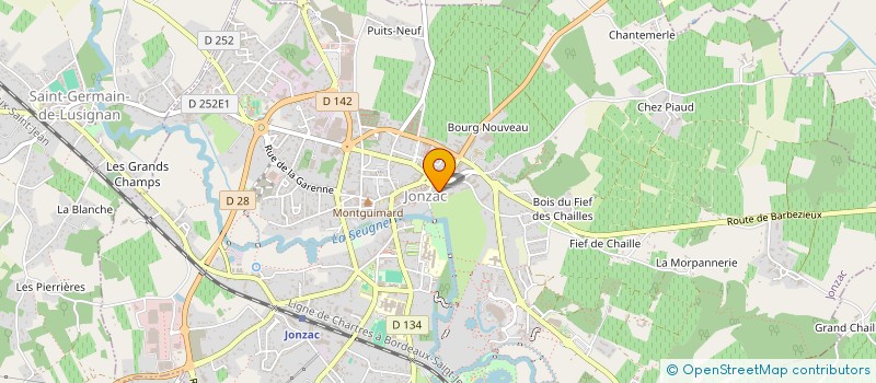 localisation de l'entreprise MOTO CLUB JONZACAIS  JONZAC